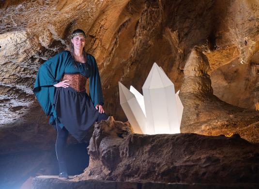 Halloween v Koněpruských jeskyních