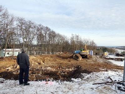 Stavba Domu přírody Českého krasu, 2021, A. Komaško vyhlíží budoucnost