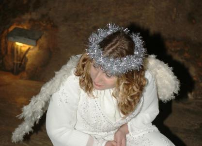 Čerti a andělé v Koněpruských jeskyních, prosinec 2009